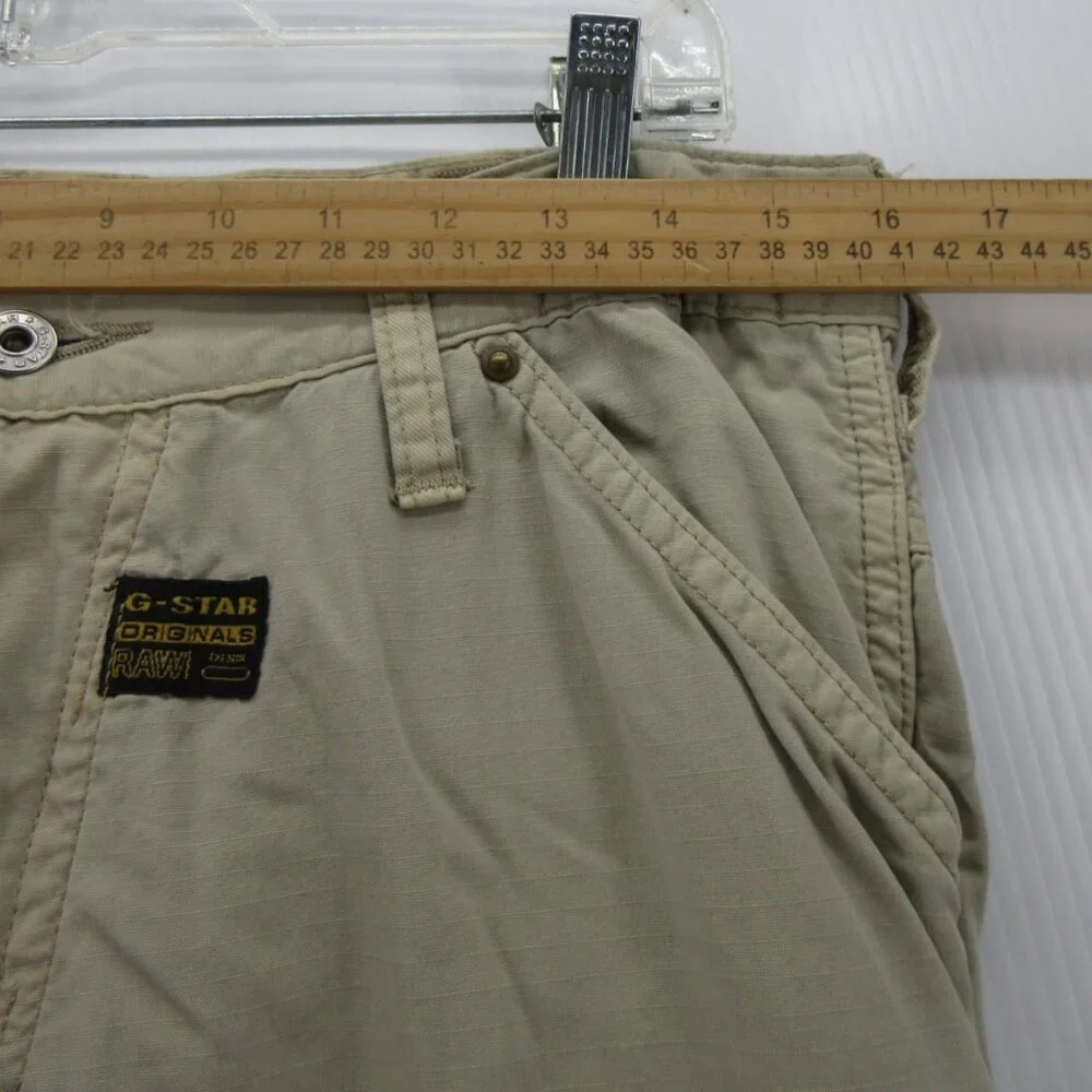 VINTAGE G Star Raw Pants 33X32 Elwood 3D Double Knee Baggy Skater Y2K* - Picture 6 of 15